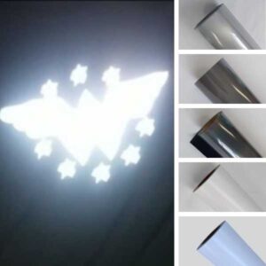 filme de recorte refletivo aplicado e rolos dos filmes de recorte